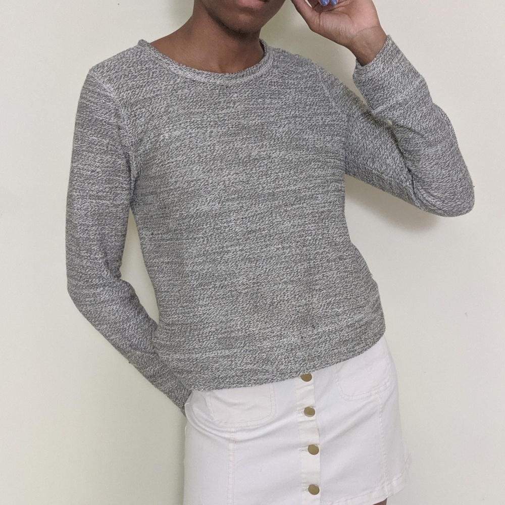 Toms for Target Grey Metallic Sweatshirt